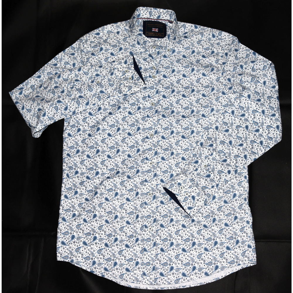 Guide London Premium Range Stretch Fabric Men's Long Sleeve Shirt Size Medium‎